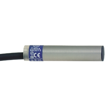XS1L06PA340 - inductive sensor XS1 diametru 6.5 - L33mm - stainless - Sn1.5mm - 12..24VDC - cable 2m, Schneider Electric