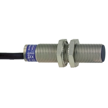 XS1M12MA250 - senzor inductiv XS1 M12 -L 55 mm -alama -Sn 2 mm -24...240 V c.a./c.c -cablu 2 m, Schneider Electric