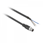XZCP2737L1 - Tata- M8 - 3-Pini - Conector Precablat Drept - Cablu 1 M, XZCP2737L1, Schneider Electric
