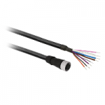 XZCP29P12L10 - Cablu M12 - 8 Pini - 10M - Pur - Drept, XZCP29P12L10, Schneider Electric