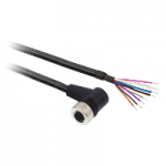 XZCP53P12L2 - Cablu M12 - 8 Pini - 2M - Pur - 90Â°, XZCP53P12L2, Schneider Electric