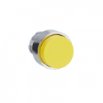 ZB2BL5C - Cap de buton, Easy Harmony XB2, metal, proeminent, Galben, 22mm, cu revenire, nemarcat, ZB2BL5C, Schneider Electric