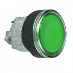 ZB4BA387 - Cap Buton Incastrat Verde Ã˜22 cu Revenire Nemarcat, ZB4BA387, Schneider Electric