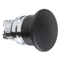 ZB4BC2 - cap de buton tip ciuperca diametru 40 negru, revenire cu arc diametru 22, Schneider Electric