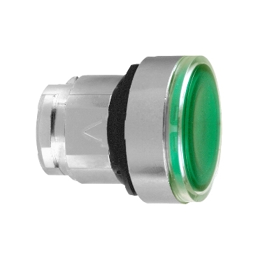 ZB4BH033 - cap de buton ilum. incastrat verde diametru  22, apasare-apasare, pt. LED integral , Schneider Electric