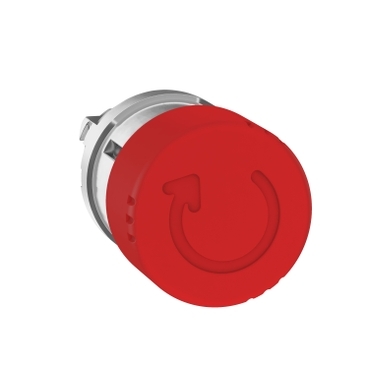 ZB4BS834 - cap buton oprire de urgenta diametru 30 rosu pt. declansator si elib. prin rasucire diametru 22, Schneider Electric (multiplu comanda: 5 buc)