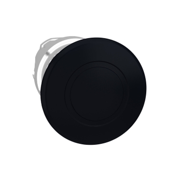 ZB4BT2 - cap de buton tip ciuperca diametru 40 negru, cu tragere/impingere a zavorului diametru 22, Schneider Electric
