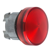 ZB4BV043 - cap de lampa pilot rosie diametru 22, cu lentila simpla, pentru LED integral, Schneider Electric (multiplu comanda: 5 buc)