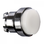 ZB4BW11 - Cap Alb Aparent Buton Luminos Ã˜22 cu Revenire pentru Ba9S Bulb, ZB4BW11, Schneider Electric