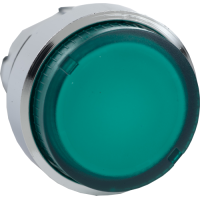 ZB4BW13 - cap verde aparent buton luminos diametru 22 cu revenire pentru BA9s bulb, Schneider Electric