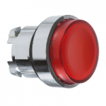 ZB4BW14 - Cap Rosu Aparent Buton Luminos Ã˜22 cu Revenire pentru Ba9S Bulb, ZB4BW14, Schneider Electric