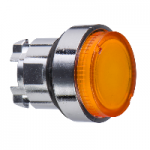 ZB4BW15 - Cap Portocaliu Aparent Buton Luminos Ã˜22 cu Revenire pentru Ba9S Bulb, ZB4BW15, Schneider Electric
