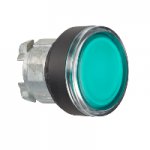 ZB4BW3337 - Cap Buton Luminos Incastrat Verde Ã˜22 cu Revenire pentru Led Integral, ZB4BW3337, Schneider Electric
