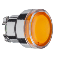 ZB4BW35 - capac de buton ilum. incastrat portoc. diametru  22, revenire cu arc, pt. becuri BA9s, Schneider Electric