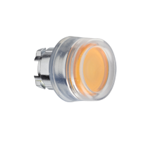 ZB4BW553 - cap selector luminos portocaliu luminos diametru 22 cu revenire pentru LED integral, Schneider Electric
