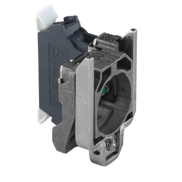 ZB4BZ1015 - single contact block with body/fixing collar 1NO spring clamp terminal, Schneider Electric
