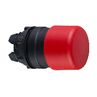 ZB5AC44 - cap rotund pt. buton diametru  22 - revenire cu arc - rosu - tip ciuperca diametru  30 mm, Schneider Electric