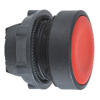 ZB5AH04 - cap buton incastrat rosu diametru 22 apasa-apasa nemarcat, Schneider Electric
