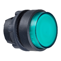 ZB5AH33 - cap luminos aparent, verde, pentru butoane diametru 22 apasa-apasa, pt.LED integral, Schneider Electric