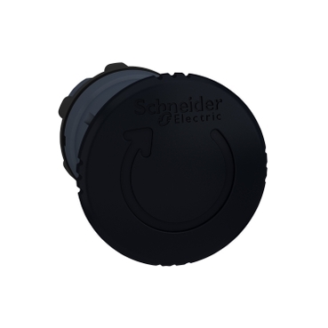 ZB5AS52 - cap rotund pt. buton diametru  22 - zavorare - negru - tip ciuperca diametru  40, Schneider Electric (multiplu comanda: 5 buc)