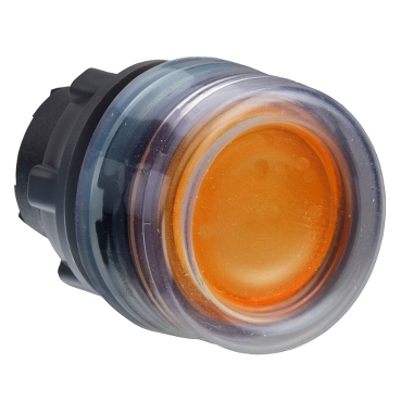 ZB5AW553 - cap selector luminos portocaliu luminos diametru 22 cu revenire pentru LED integral, Schneider Electric