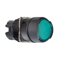 ZB6AW3 - cap rotund iluminat pt. buton diametru  16 - incastrat - verde, Schneider Electric