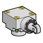 Cap limitator, piston metalic lateral cu rola verticala, ZCKE65, Schneider Electric