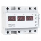 Voltage monitoring relay with two modes of operation: single-phase or three-phase load